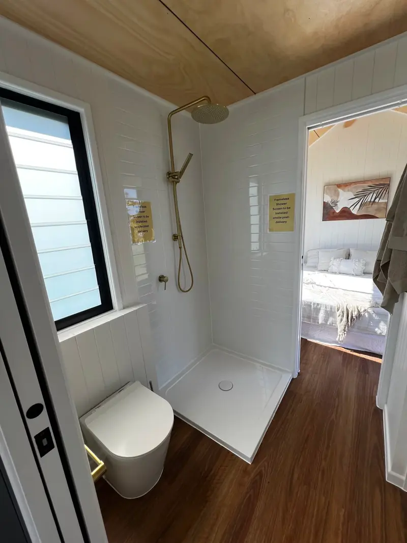 Premium Prefab Cabin Loft Bedroom Suite with Custom Recessed Wardrobes
