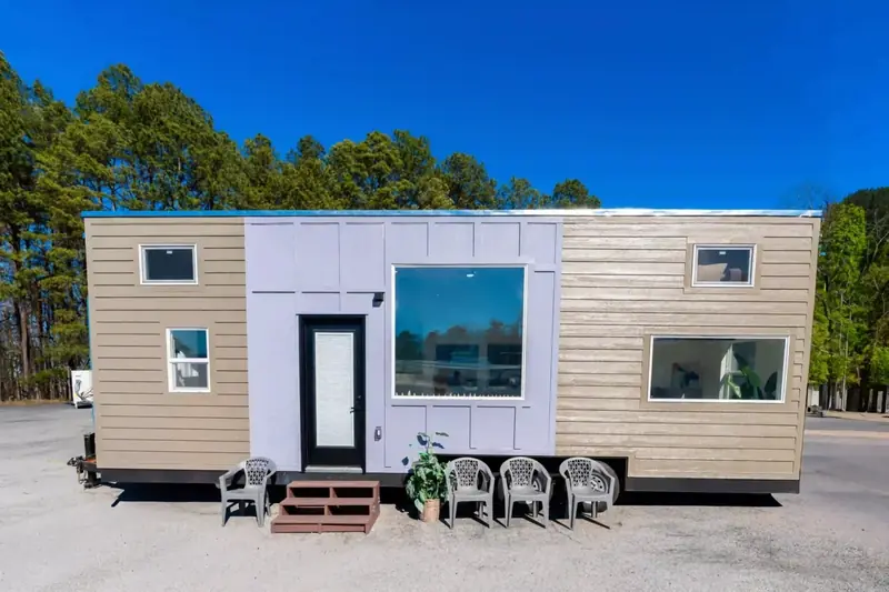 Premium Modular Tiny House – Exterior Side Placement View