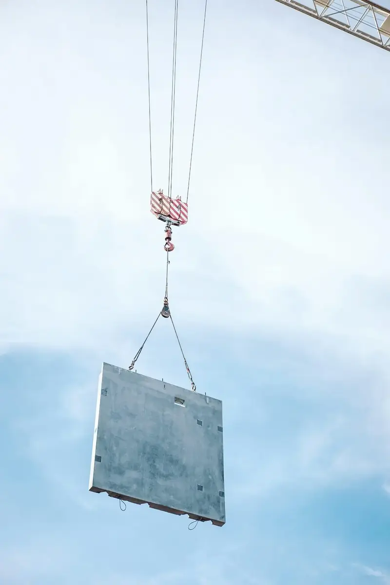 Aura Tiny Homes Foundation Placement – Industrial Crane Rigging Lowering Prefab Modular Home onto Foundation, Structural Tie-Down & Anchoring